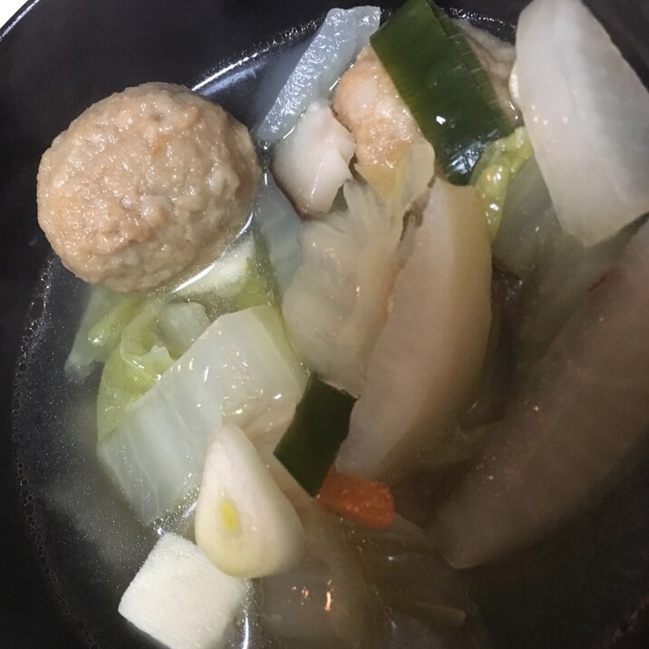 にんにく入りホクホク中華スープ